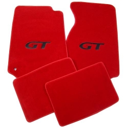 94-98 Floor mats, Red w/Black GT Emblem
